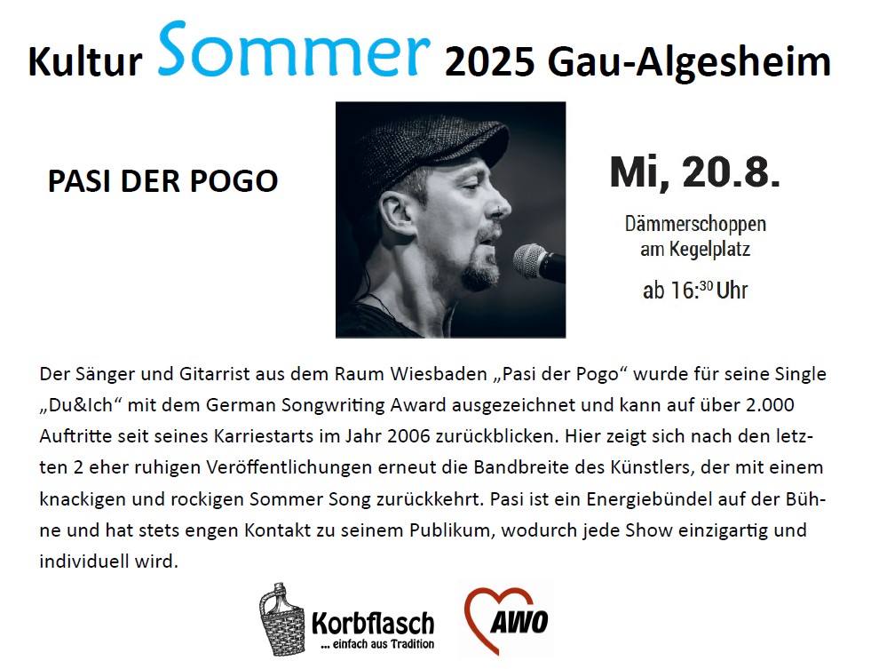 Dämmerschoppen im August PASI DER POGO