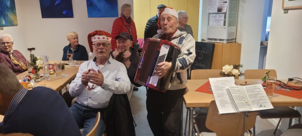 Bernhard Lerch mit der Quetschkommod